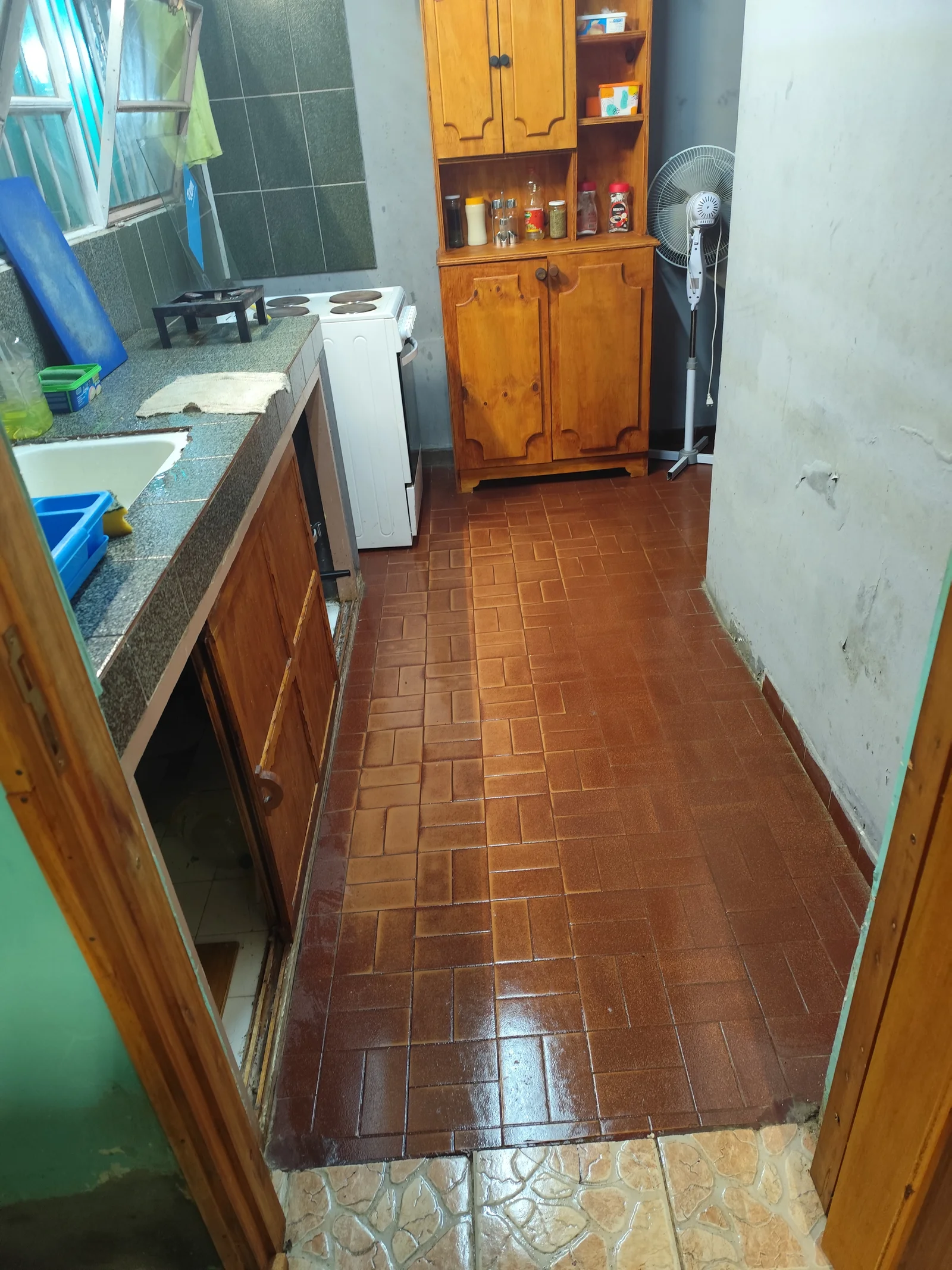 Cocina de unidad 26 autorizada por el director sub crío Nicolás Piñeiro apoyando al personal de tener un lugar digno para esparcimiento y alimentación